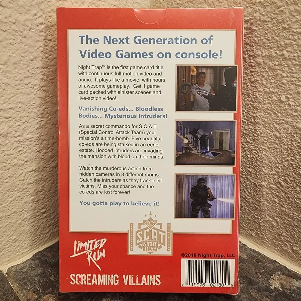 Game - Night Trap [Classic Edition] (NEW) - PS VITA - Limited Run Games